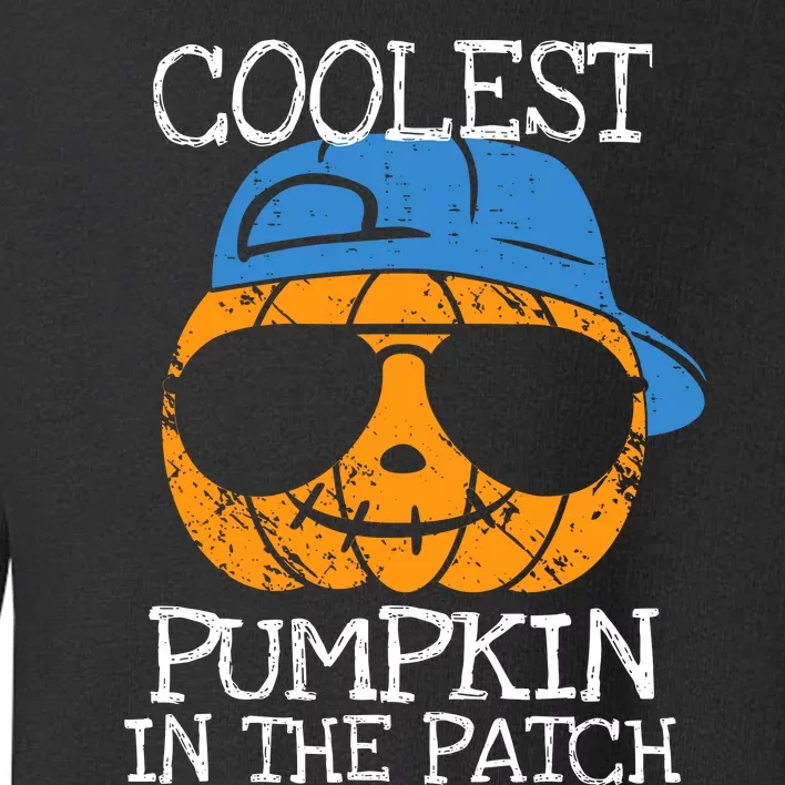 Coolest Pumpkin In The Patch Halloween Boy Girl Teens Toddler Sweatshirt