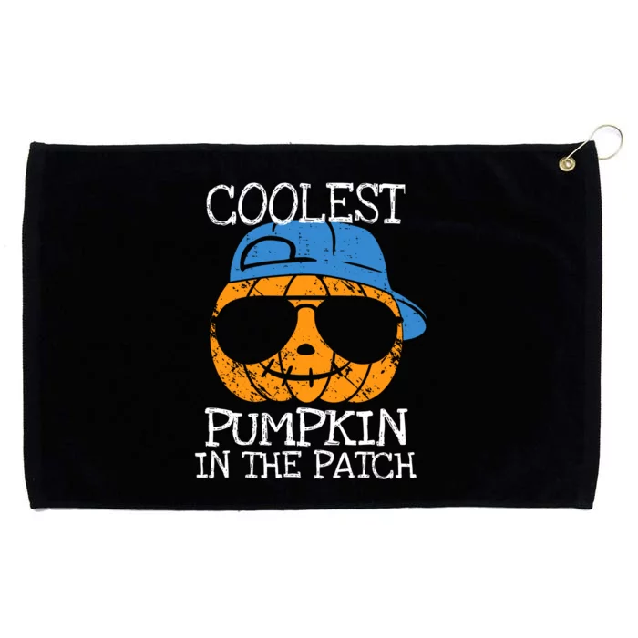 Coolest Pumpkin In The Patch Halloween Boy Girl Teens Grommeted Golf Towel