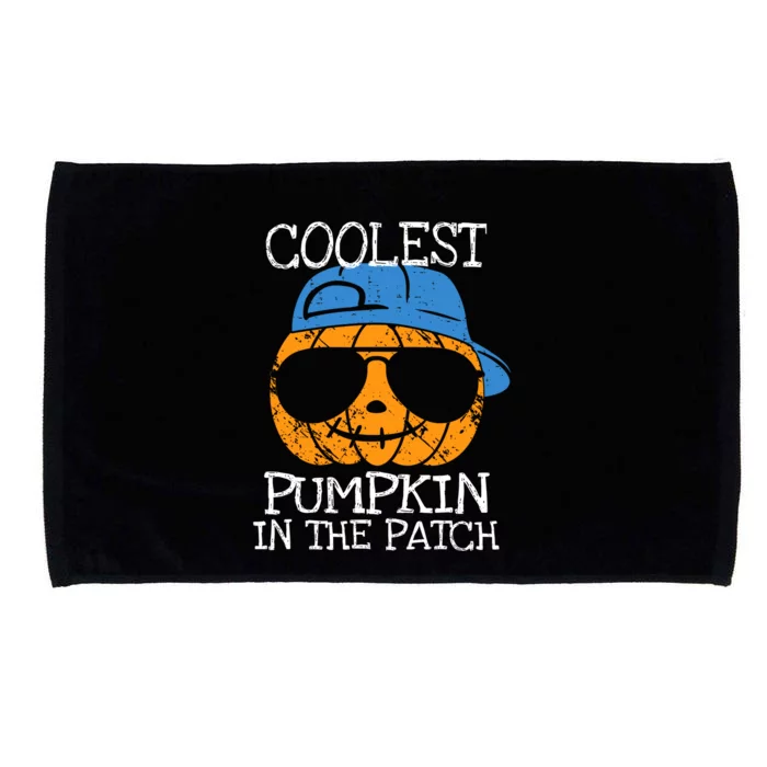 Coolest Pumpkin In The Patch Halloween Boy Girl Teens Microfiber Hand Towel