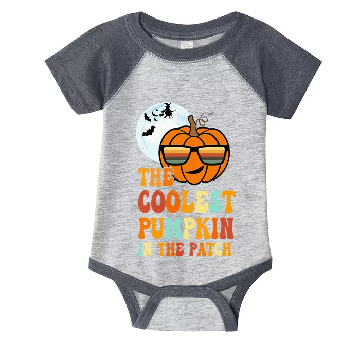 Coolest Pumpkin In The Patch Adorable Halloween Infant Baby Jersey Bodysuit