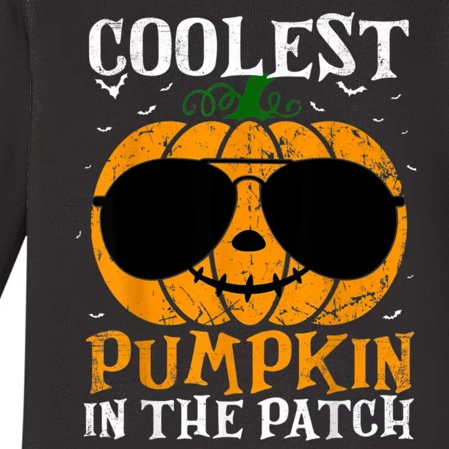 Coolest Pumpkin In The Patch Baby Long Sleeve Bodysuit