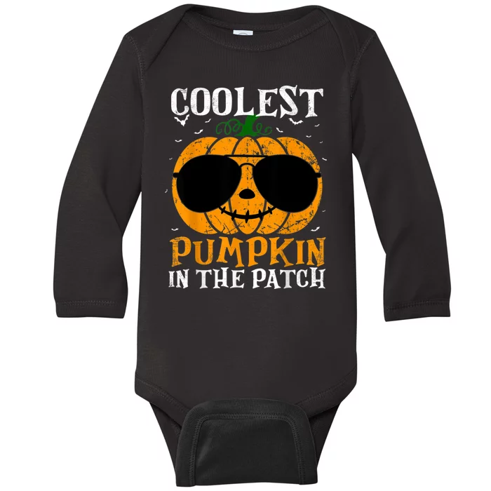 Coolest Pumpkin In The Patch Baby Long Sleeve Bodysuit