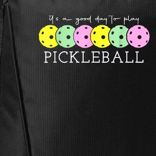 Cool Pickleball Its A Good Days To Play Pickleball Dink Player Gift Ideas City Backpack