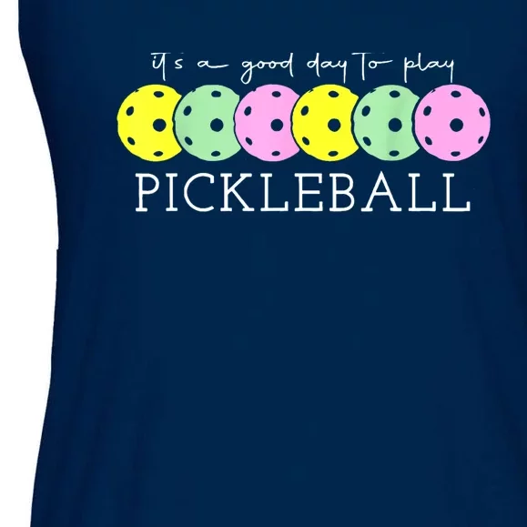 Cool Pickleball Its A Good Days To Play Pickleball Dink Player Gift Ideas Ladies Essential Flowy Tank