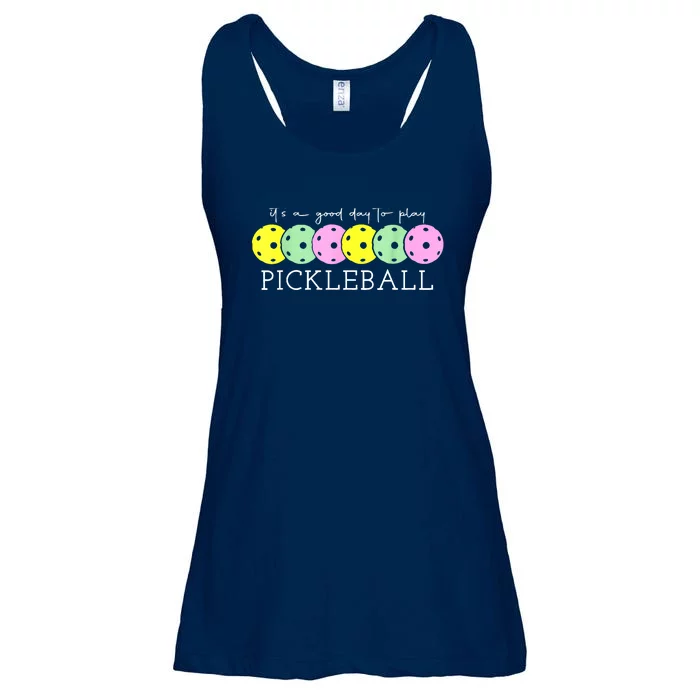 Cool Pickleball Its A Good Days To Play Pickleball Dink Player Gift Ideas Ladies Essential Flowy Tank