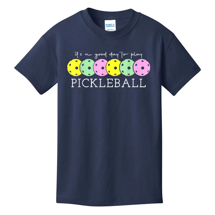 Cool Pickleball Its A Good Days To Play Pickleball Dink Player Gift Ideas Kids T-Shirt