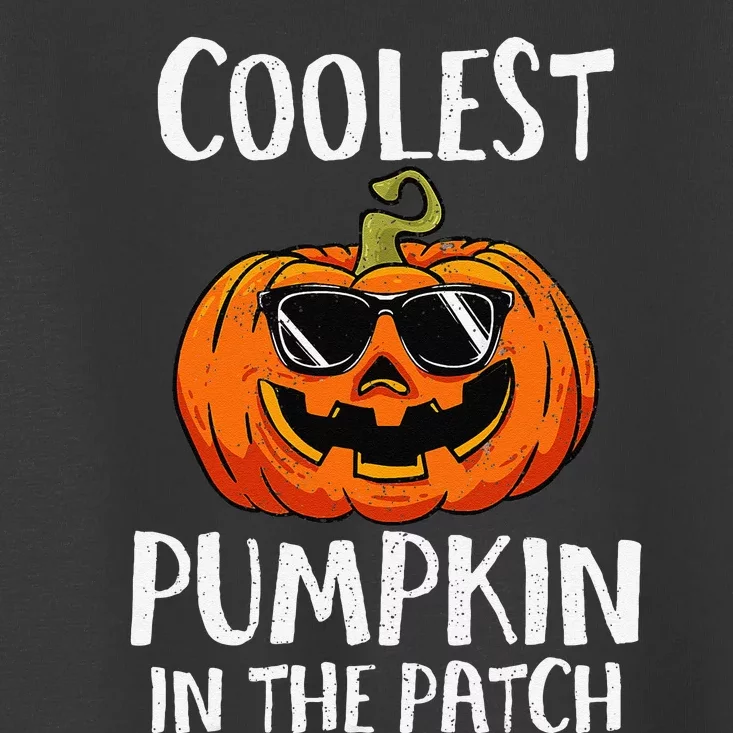 Coolest Pumpkin In The Patch Funny Halloween Gift Toddler T-Shirt