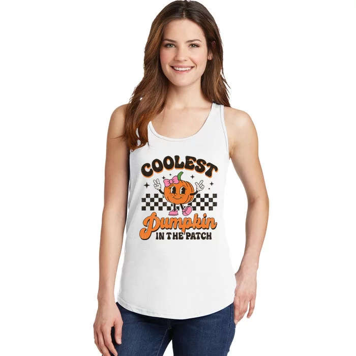 Coolest Pumpkin In The Patch Halloween Ladies Essential Tank