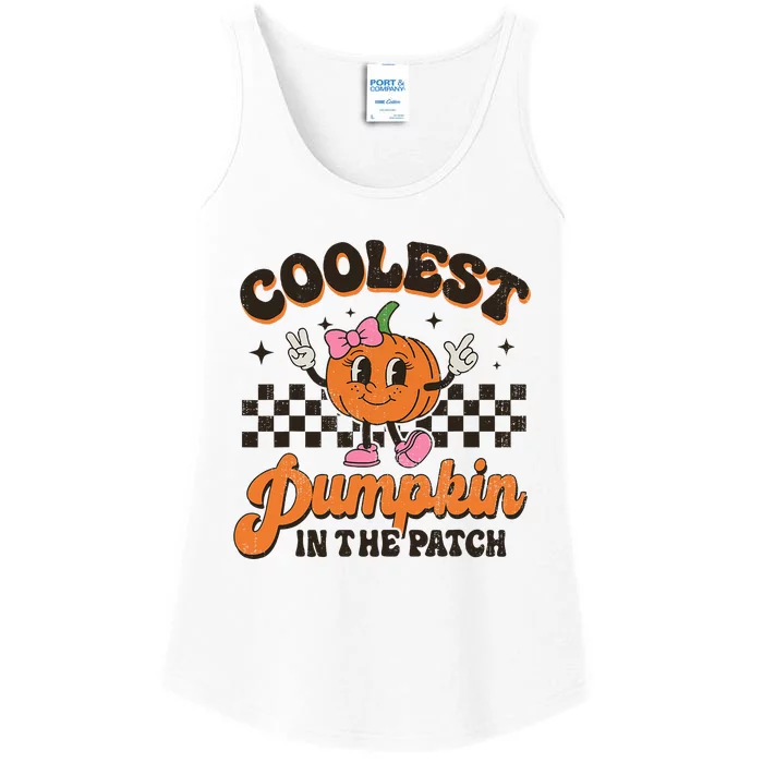 Coolest Pumpkin In The Patch Halloween Ladies Essential Tank