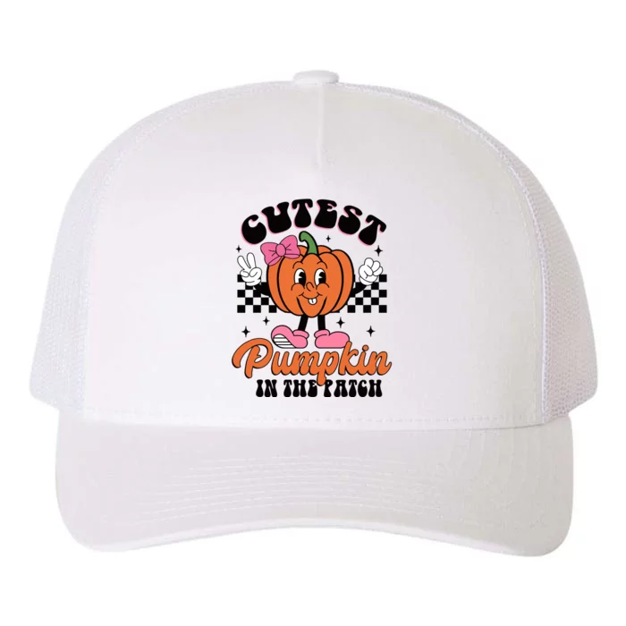 Cutest Pumpkin In The Patch Autumn Fall Season Yupoong Adult 5-Panel Trucker Hat