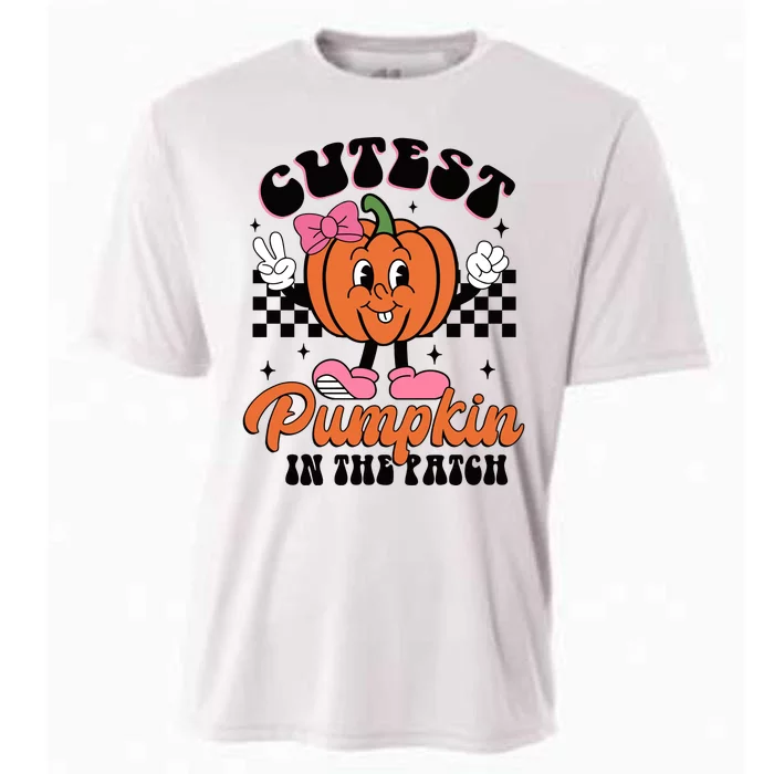 Cutest Pumpkin In The Patch Autumn Fall Season Cooling Performance Crew T-Shirt