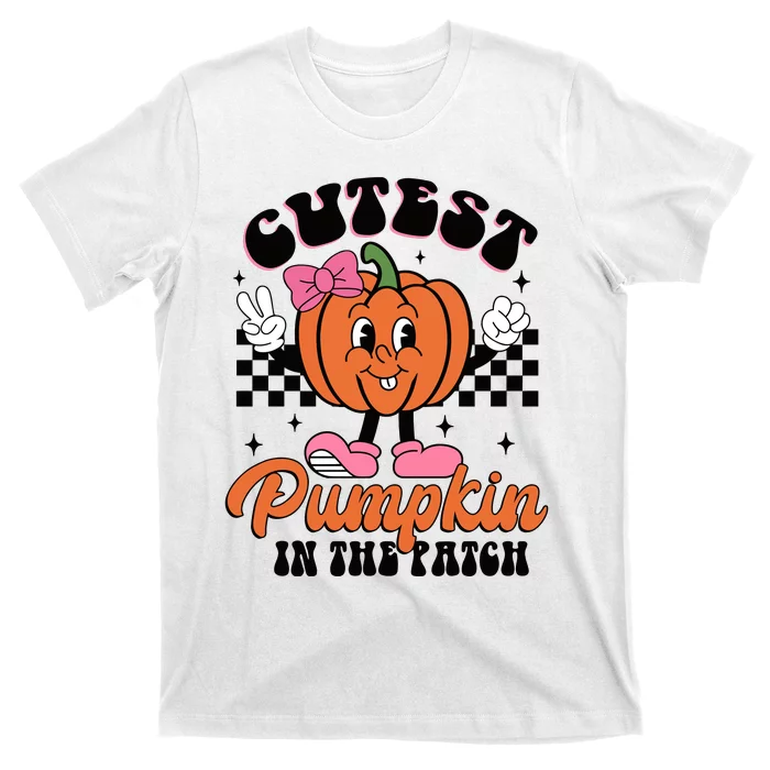 Cutest Pumpkin In The Patch Autumn Fall Season T-Shirt