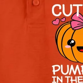 Cutest Pumpkin In The Patch Funny Halloween Dry Zone Grid Performance Polo