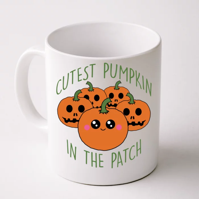 Cutest Pumpkin In The Patch Funny Gift Front & Back Coffee Mug