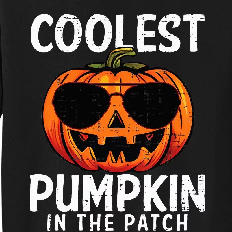 Coolest Pumpkin In The Patch Halloween Kids Sweatshirt