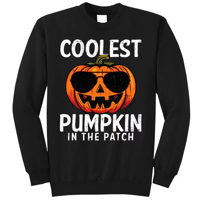 Coolest Pumpkin In The Patch Halloween Kids Sweatshirt