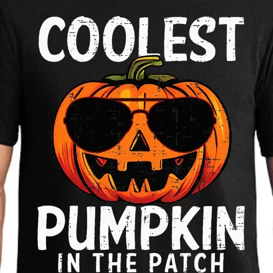 Coolest Pumpkin In The Patch Halloween Kids Pajama Set