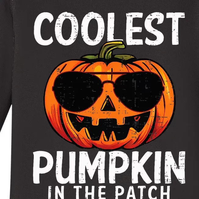 Coolest Pumpkin In The Patch Halloween Kids Baby Long Sleeve Bodysuit