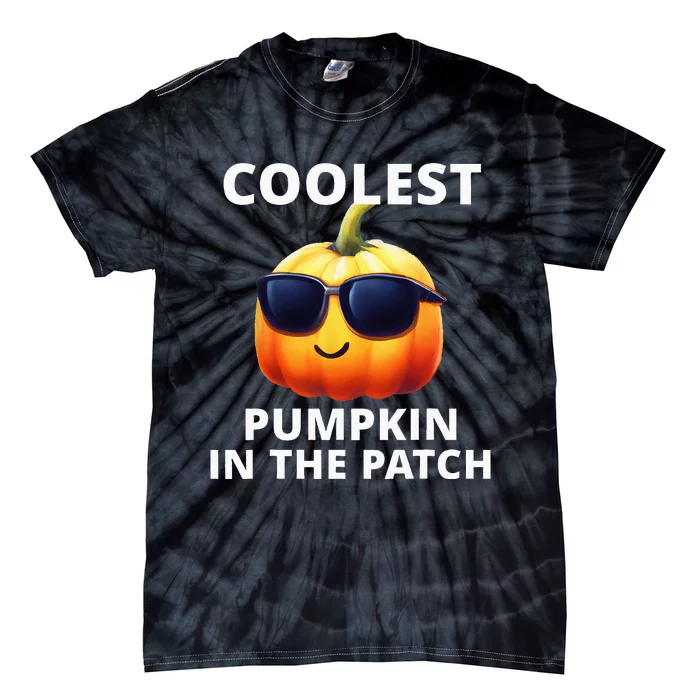 Coolest Pumpkin In The Patch Halloween Tie-Dye T-Shirt