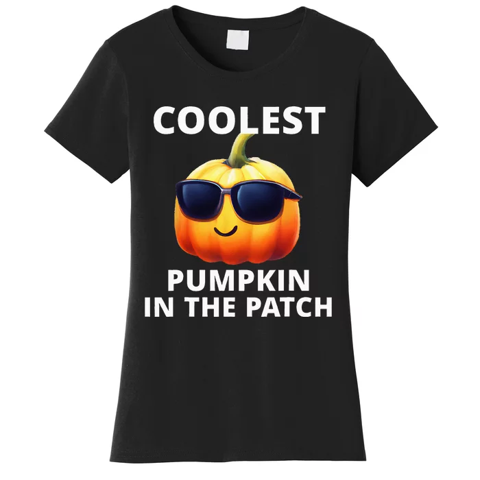 Coolest Pumpkin In The Patch Halloween Women's T-Shirt