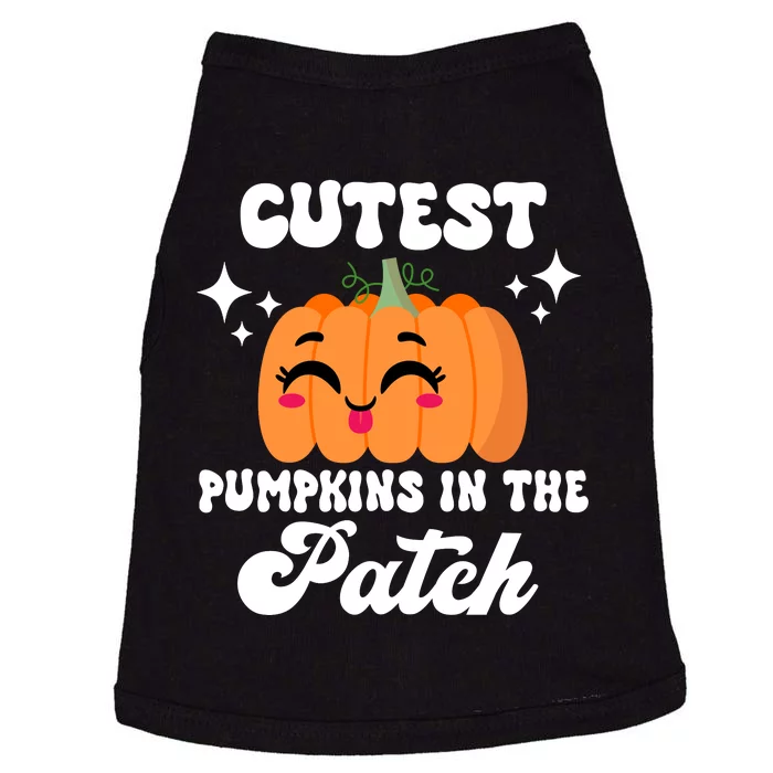 Cutest Pumpkin In The Patch Kids Girls Halloween Pumpkin Doggie Tank