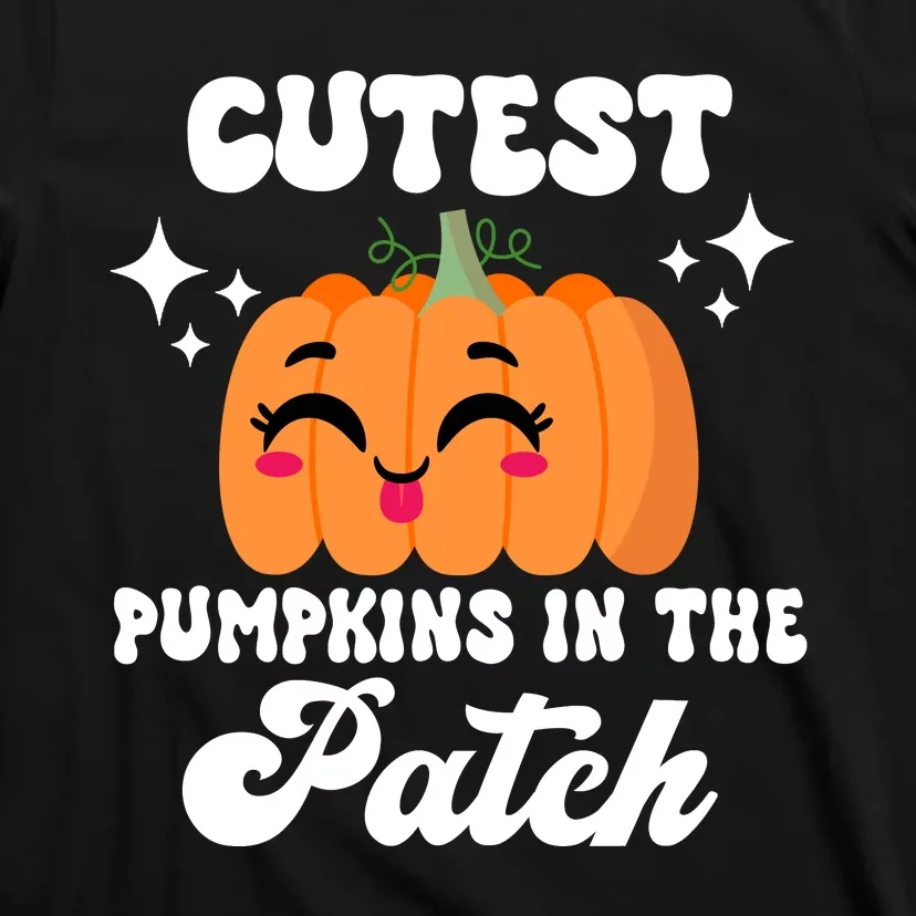 Cutest Pumpkin In The Patch Kids Girls Halloween Pumpkin T-Shirt