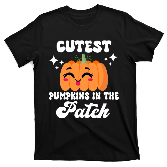 Cutest Pumpkin In The Patch Kids Girls Halloween Pumpkin T-Shirt