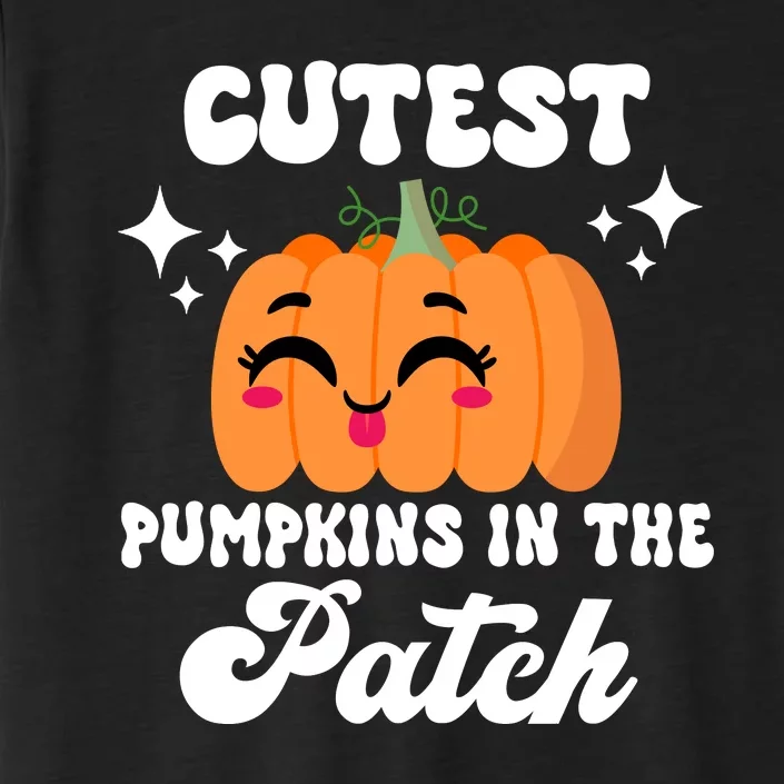 Cutest Pumpkin In The Patch Kids Girls Halloween Pumpkin ChromaSoft Performance T-Shirt