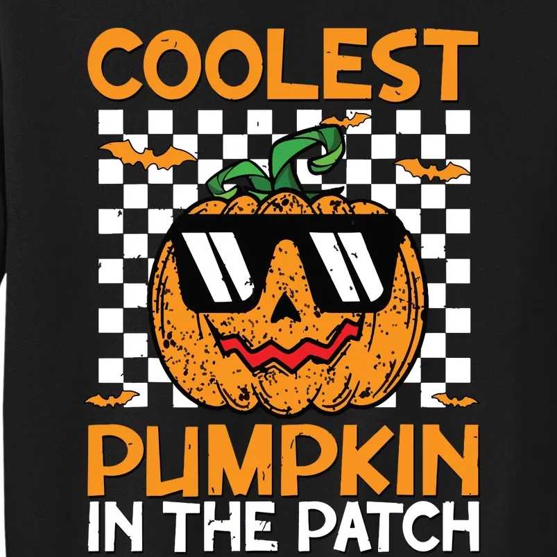 Coolest Pumpkin In The Patch Outfit Halloween Tall Sweatshirt