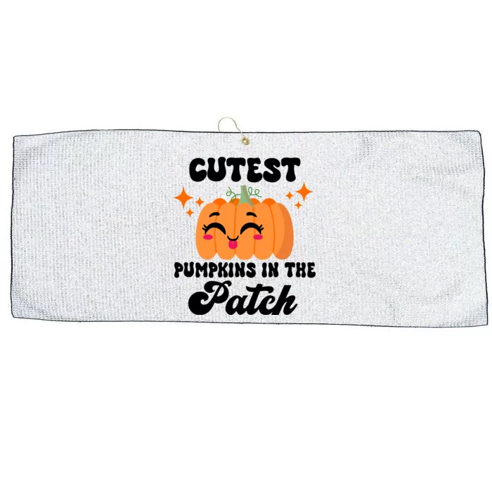 Cutest Pumpkin In The Patch Kids Girls Halloween Pumpkin Large Microfiber Waffle Golf Towel