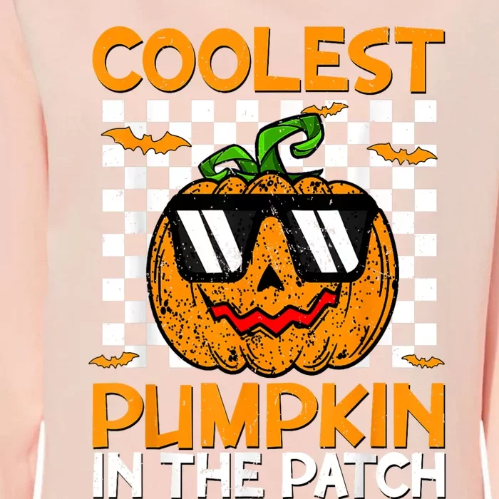 Coolest Pumpkin In The Patch Outfit Halloween Womens California Wash Sweatshirt