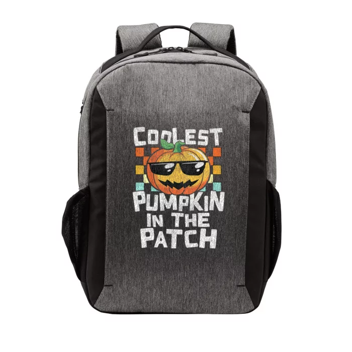 Coolest Pumpkin In The Patch Halloween Girls Vector Backpack