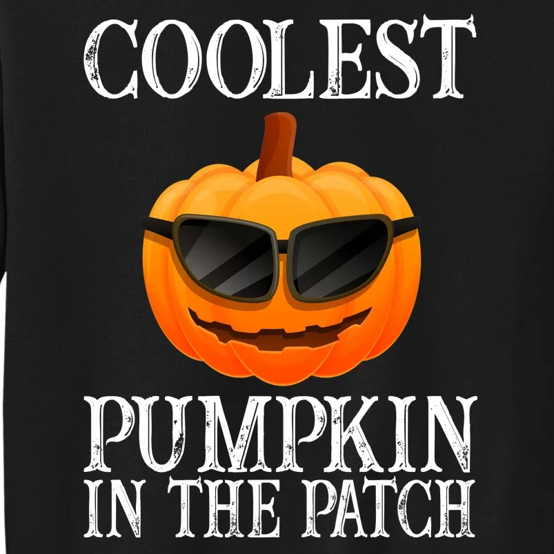 Coolest Pumpkin In The Patch Funny Halloween Tall Sweatshirt