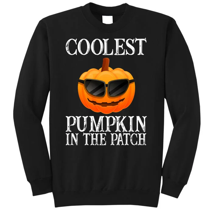 Coolest Pumpkin In The Patch Funny Halloween Tall Sweatshirt