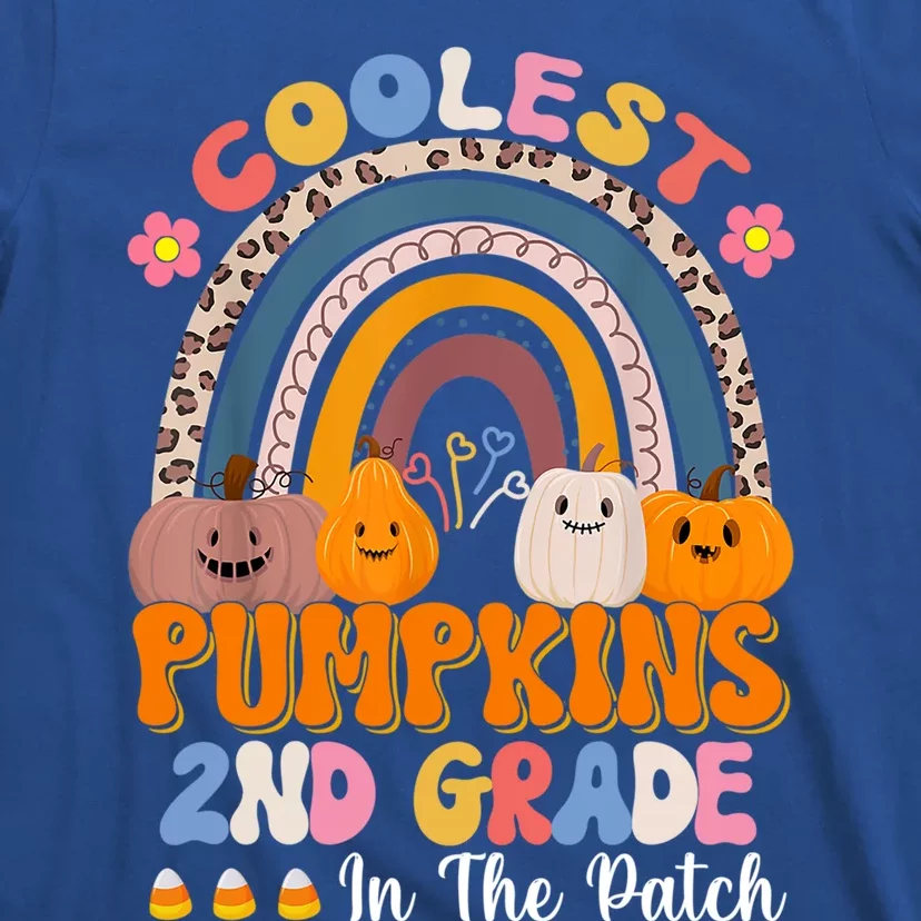 Coolest Pumpkins In The Patch 2Nd Grade Teacher Great Gift T-Shirt