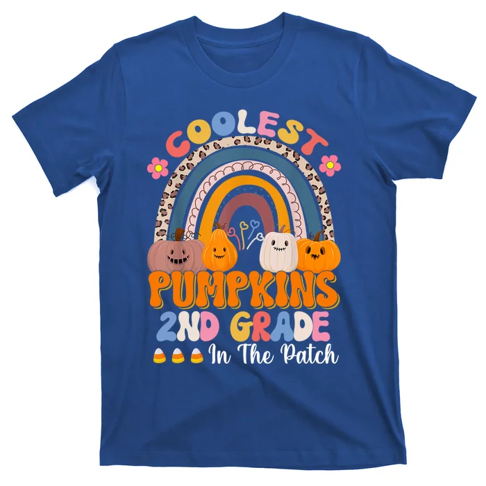 Coolest Pumpkins In The Patch 2Nd Grade Teacher Great Gift T-Shirt