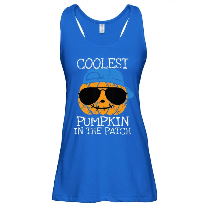 Coolest Pumpkin In The Patch Halloween Ladies Essential Flowy Tank