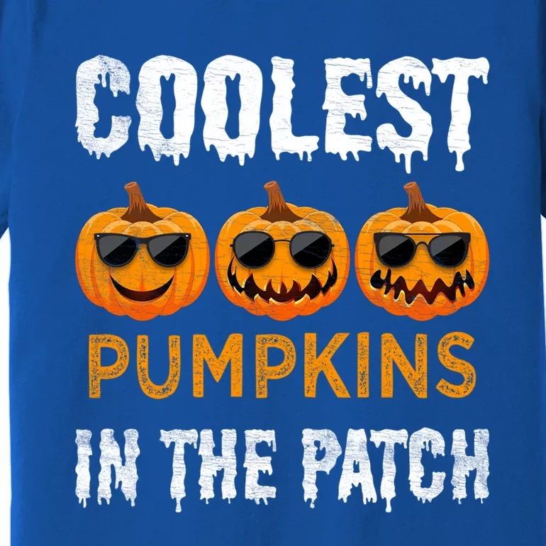 Coolest Pumpkins In The Patch Halloween Gift Premium T-Shirt