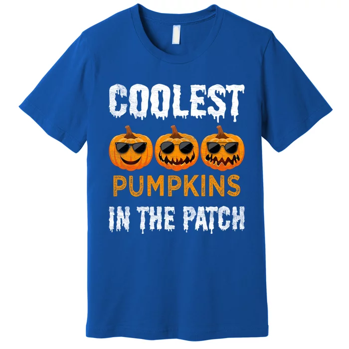 Coolest Pumpkins In The Patch Halloween Gift Premium T-Shirt