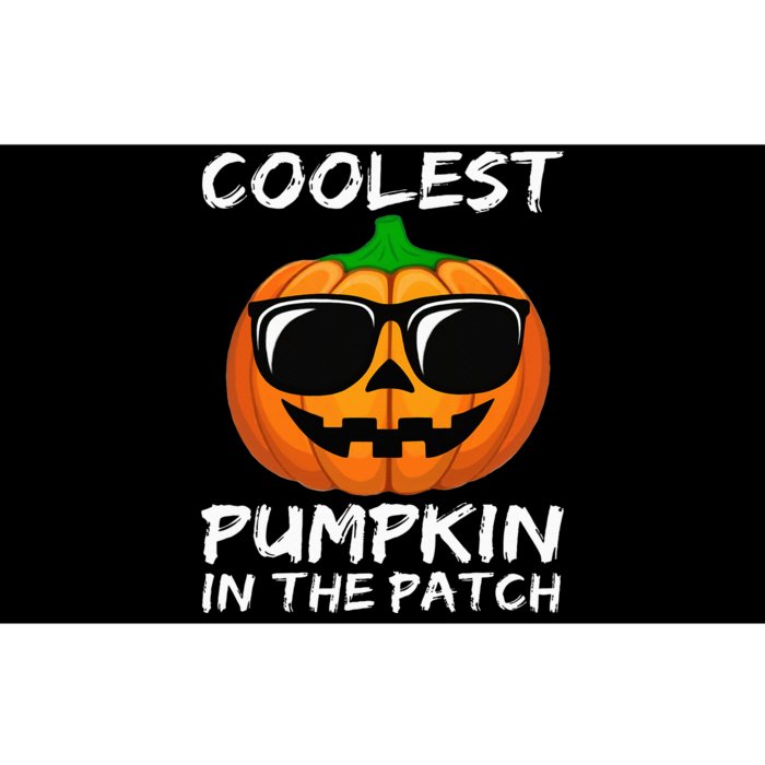 Coolest Pumpkin In The Patch Funny Halloween Bumper Sticker