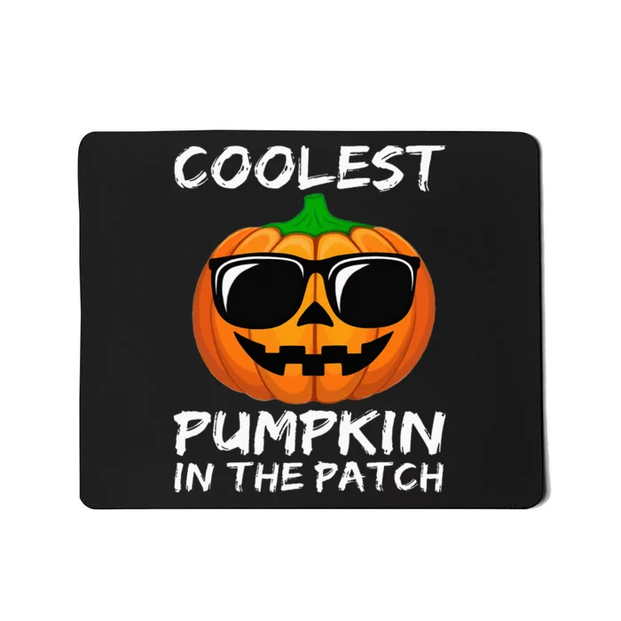 Coolest Pumpkin In The Patch Funny Halloween Mousepad