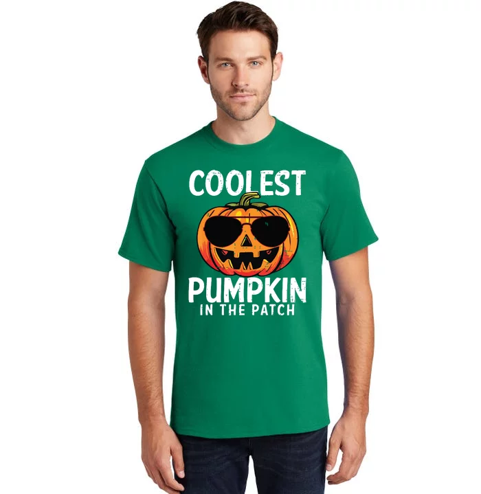 Coolest Pumpkin In The Patch Toddle Boy Halloween Kids Tall T-Shirt