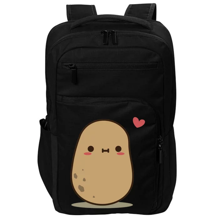 Cute Potato In Love Impact Tech Backpack