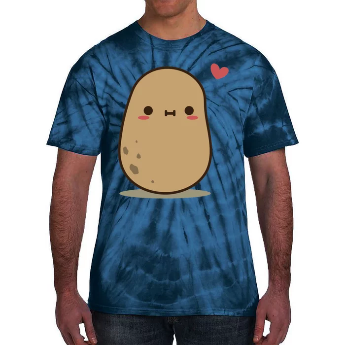 Cute Potato In Love Tie-Dye T-Shirt