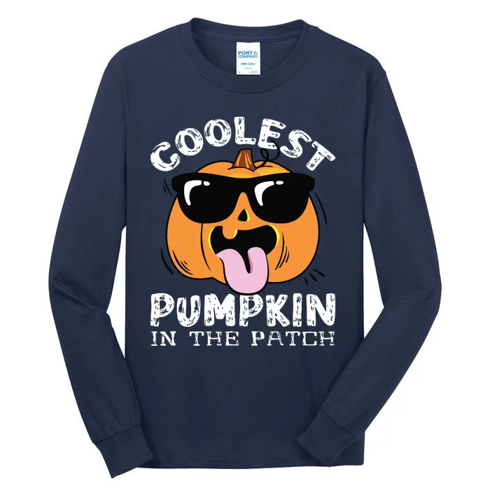 Coolest Pumpkin In The Patch Toddle Boy Halloween Kids Tall Long Sleeve T-Shirt