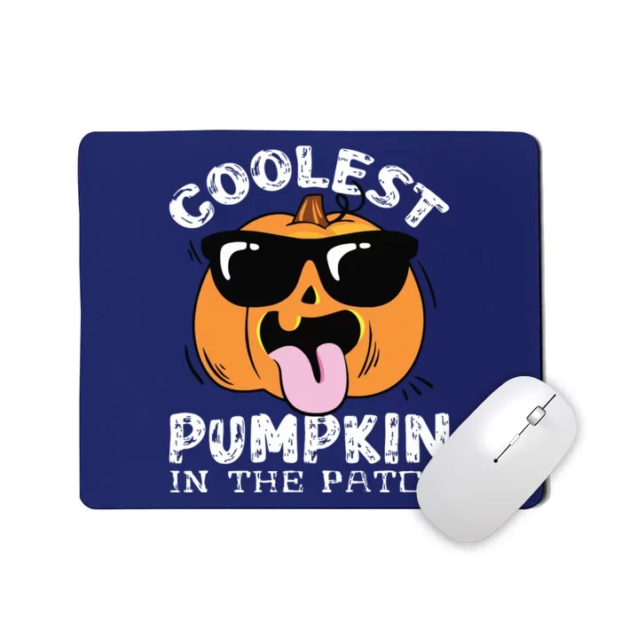 Coolest Pumpkin In The Patch Toddle Boy Halloween Kids Mousepad