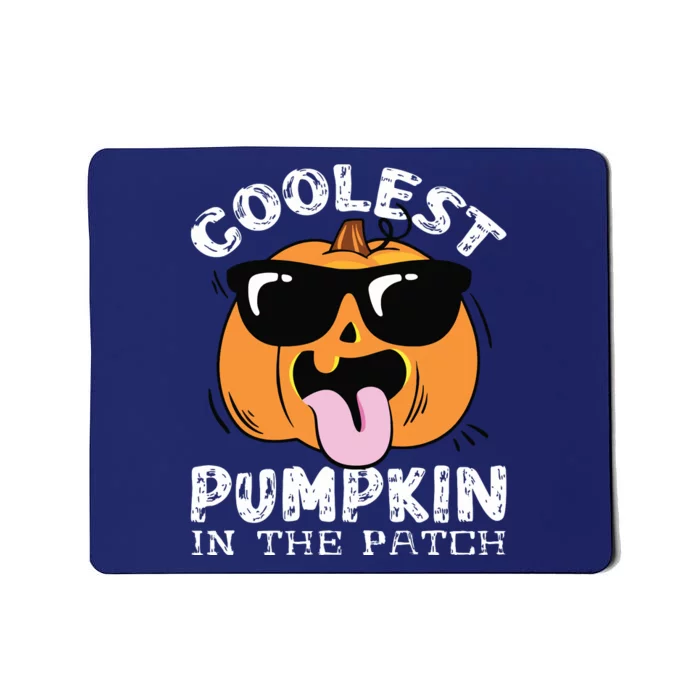 Coolest Pumpkin In The Patch Toddle Boy Halloween Kids Mousepad