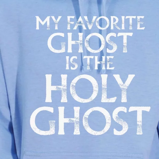 Christian Pun Joke The Only Ghost I Know is the Holy Ghost Unisex Surf Hoodie