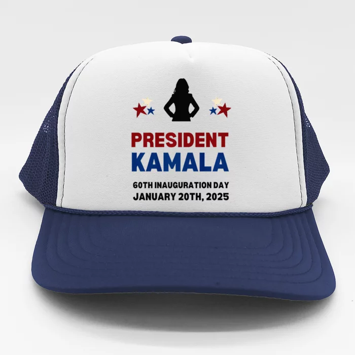 Cool President Kamala Harris 2024 Inauguration Day Trucker Hat