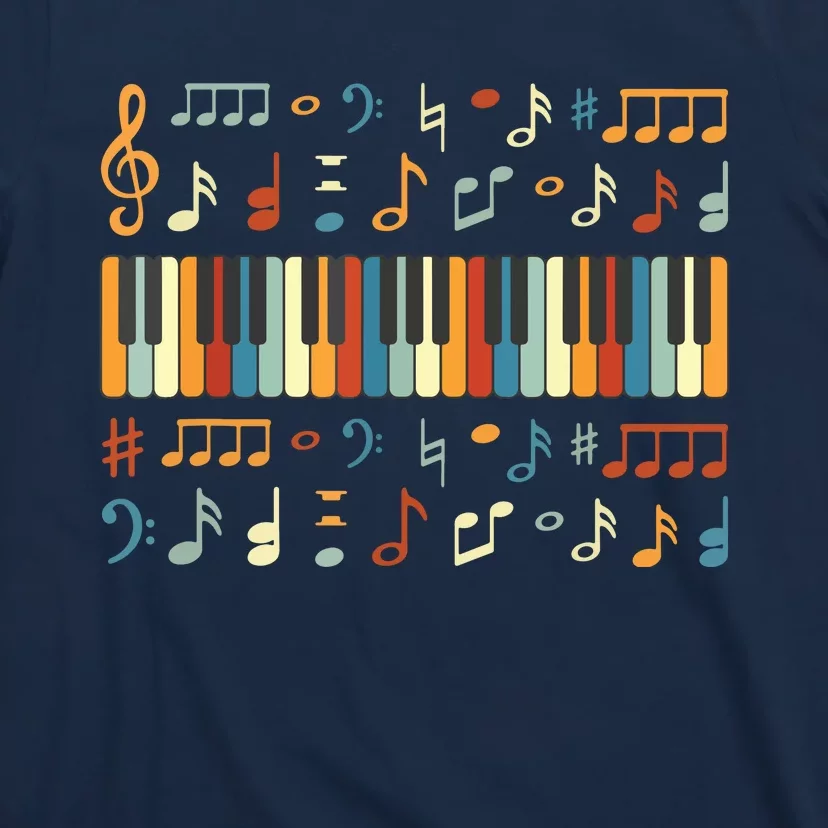 Cool Piano Keyboard Player Funny Pianist Keyboardist Outfit T-Shirt